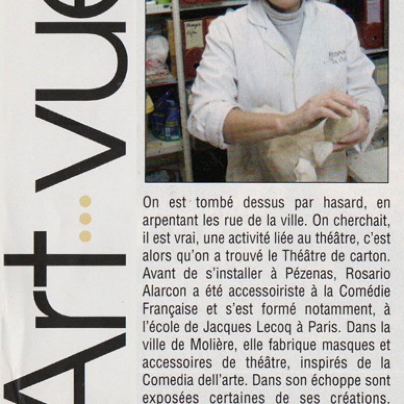 Rosario Alarcon - article de presse